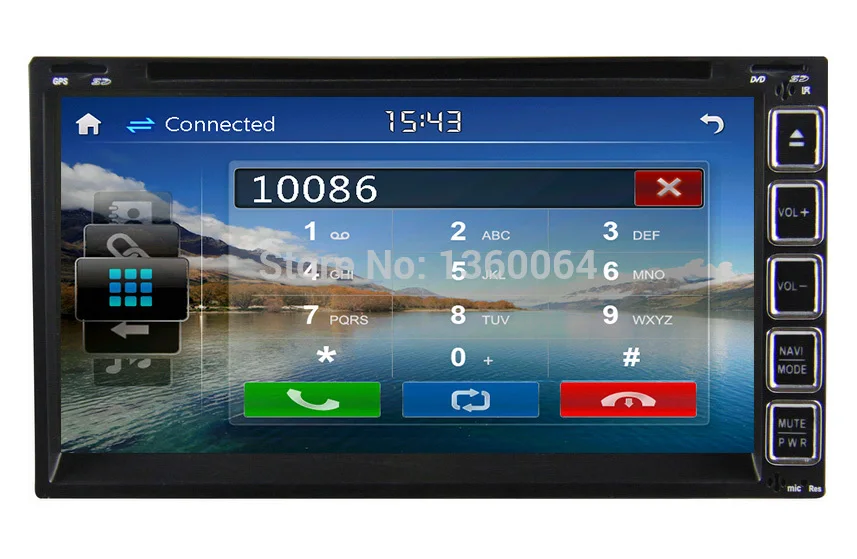 Универсальный автомобильный DVD-плеер 2 Din 6 95 дюйма gps автомобильное радио