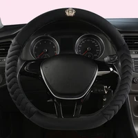 d shape car steering wheel cover for vw golf 7 polo 2014 2022scirocco jetta 6 2017 2022 santana 2016 2022 auto accesorioss