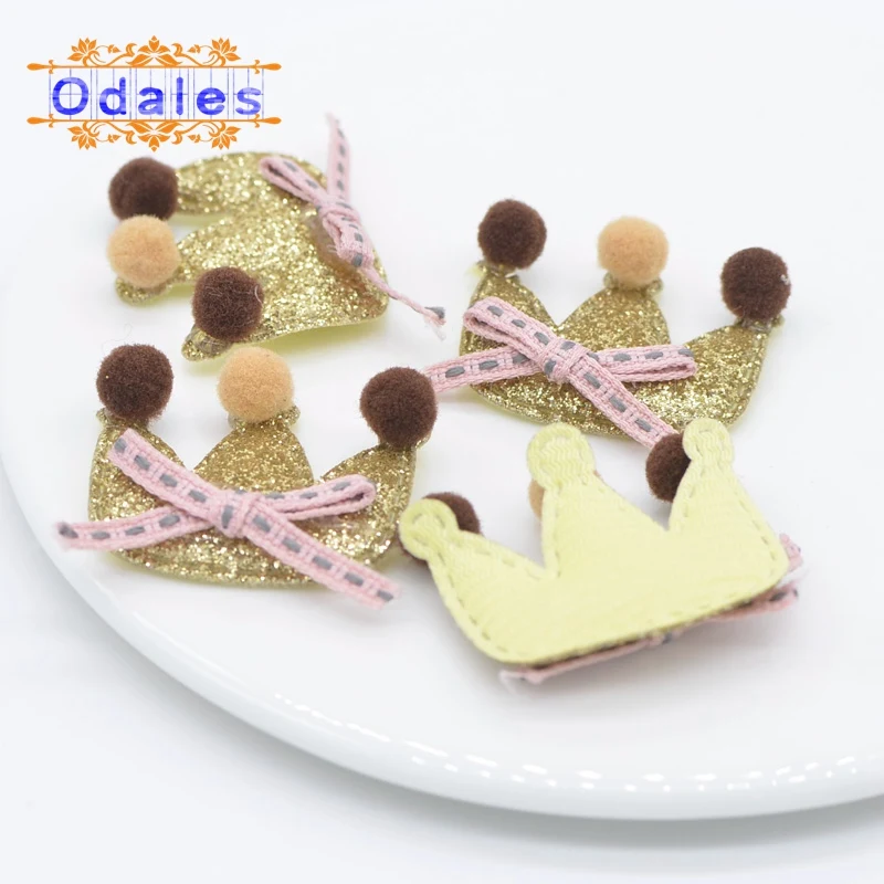 Нашивки &quotКорона&quot для леггинсов с помпонами в Корейском стиле аппликация