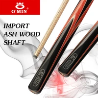 omin tyrant billiard 34 piece snooker cue ash shaft 9 8mm 10mm tip with case with extension billiard cue stick snooker cue