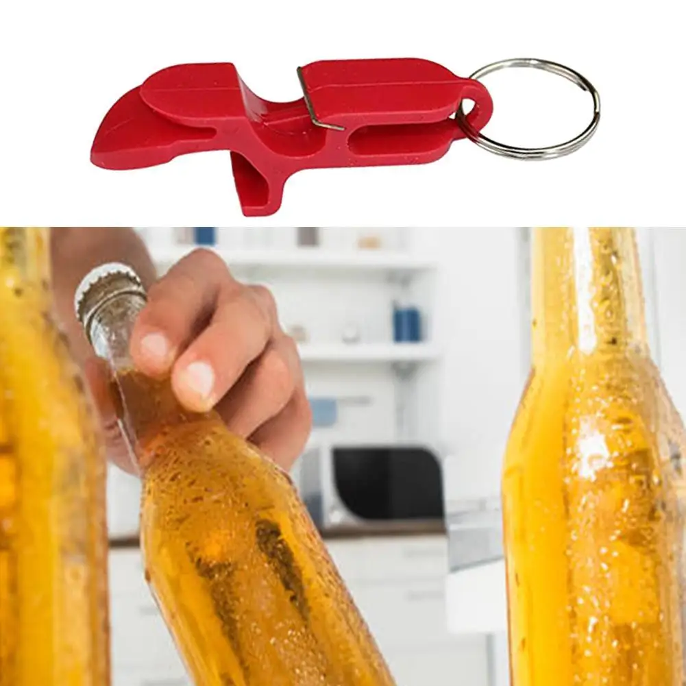 

1pcs Shotgun Tool Bottle Opener Keychain Kitchen Utensils Opening Tools Great For Party Supplies Wedding Gifts Metal Beer Bong