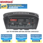 Bonroad Android11-10 Carplay Автомобильный мультимедийный видеоплеер для BMW 5 серии E60M5M3E61E63E64E90E91E92E93 радио Wifi GPS