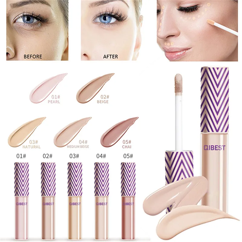 Полностью закрывающий консилер жидкий удобный Профессиональный для глаз крем