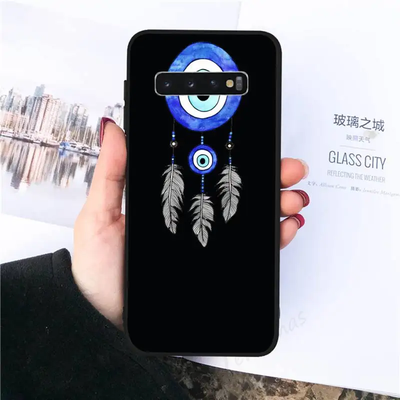 

Evil Eye Illustrations Phone Case For Samsung galaxy S 7 8 9 10 20 edge A 6 10 20 30 50 51 70 note 10 plus