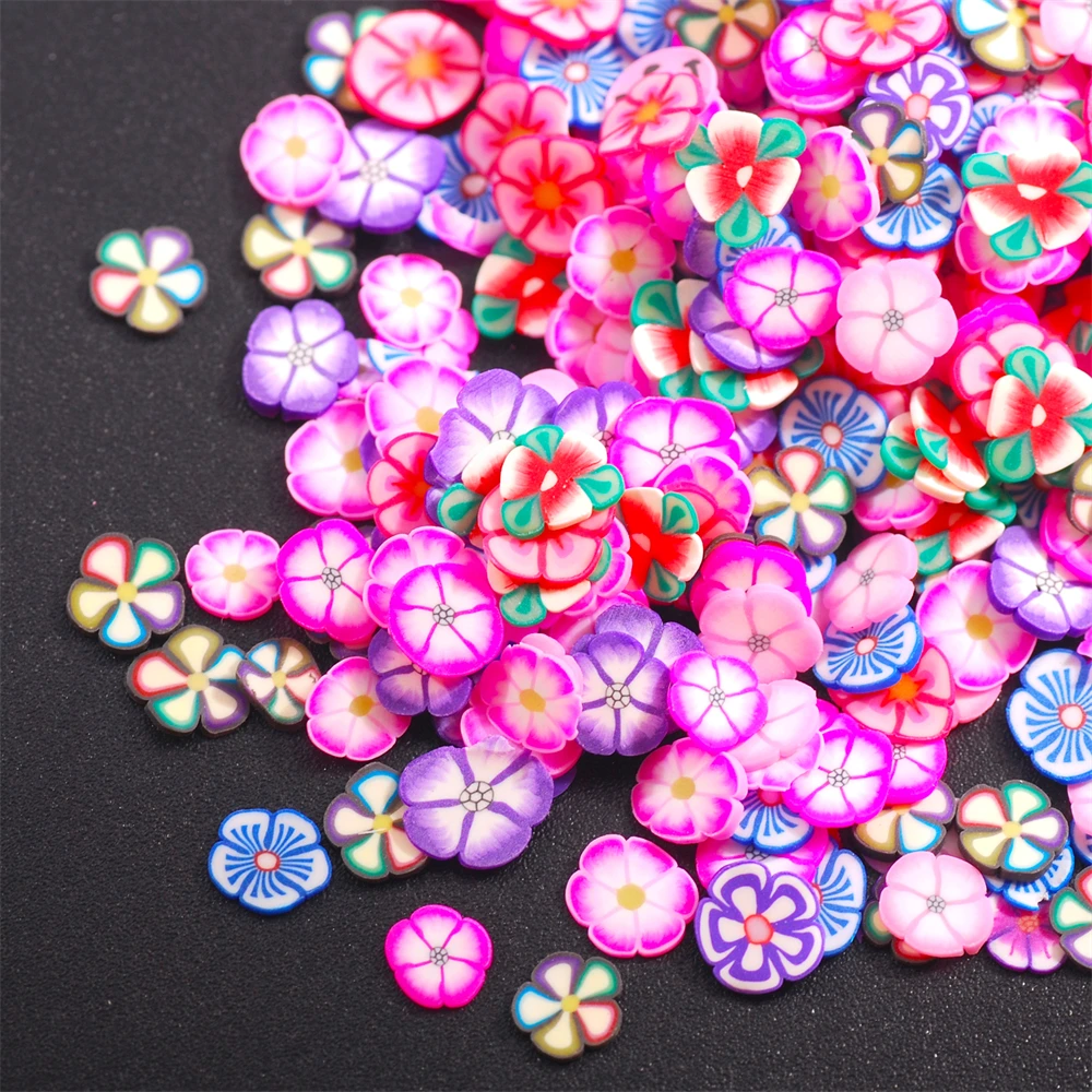 

800 Цветочная форма, хлопья для дизайна ногтей, ремесла из полимерной глины, ремесла, аксессуары для украшения ногтей