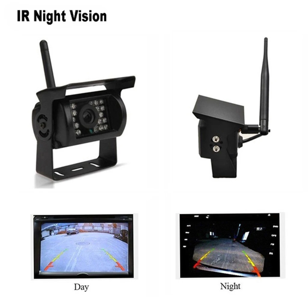

Wireless Car Parking Reversing Camera + 7" Rear View Monitor Kit 1 Camera