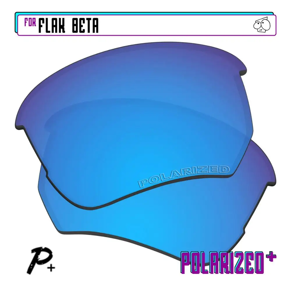 

Поляризованные Сменные линзы EZReplace для солнечных очков Oakley Flak Beta-Blue P Plus