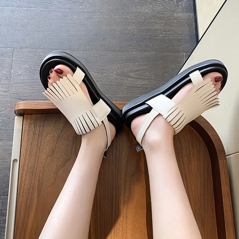 

Gladiator Sandals Women's Summer Fashion 2021 Sliders Shoes Women Sandals Summer 2021 Female Shoes Woman Flats Platform Heels 40