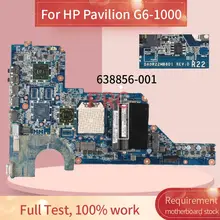 DA0R22MB6D1 DA0R22MB6D0 For HP Pavilion G4 G6 G7 G6-1000 Notebook Mainboard 638856-001 638856-501 DDR3 Laptop Motherboard