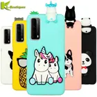 Чехол для Huawei P smart 2021, чехол для Huawei Psmart 2021 P Smart2021, чехол-бампер, 3D куклы, игрушки, мягкий силиконовый чехол для телефона Etui