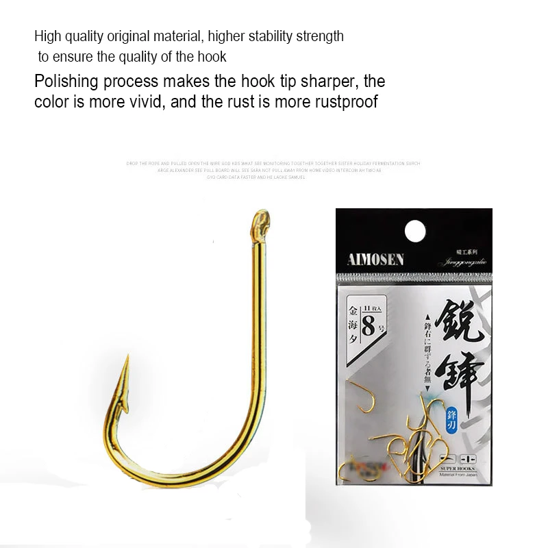 11 шт. рыболовный крючок колючие Крючки из высокоуглеродистой стали джиг голова