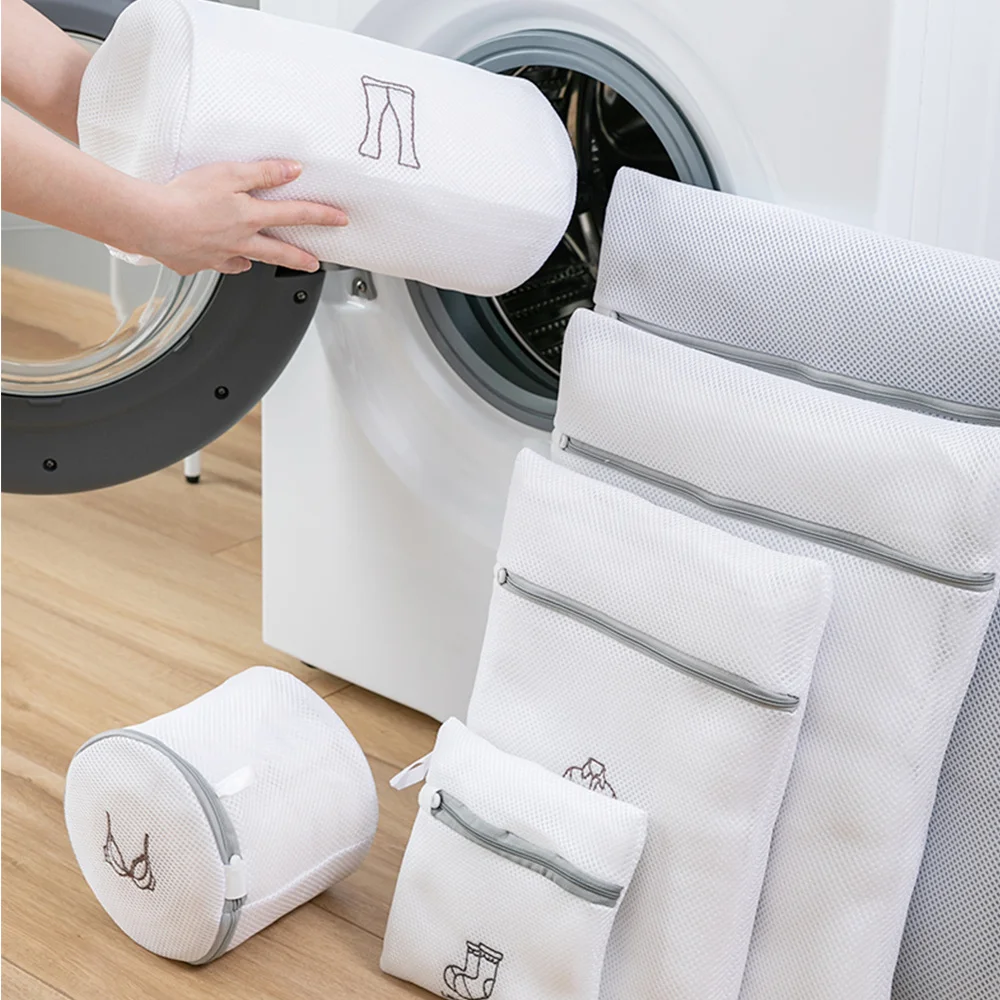 

1 Set/6pcs Embroidery Laundry Bag Durable Clothing Washing Bags Storage Bags