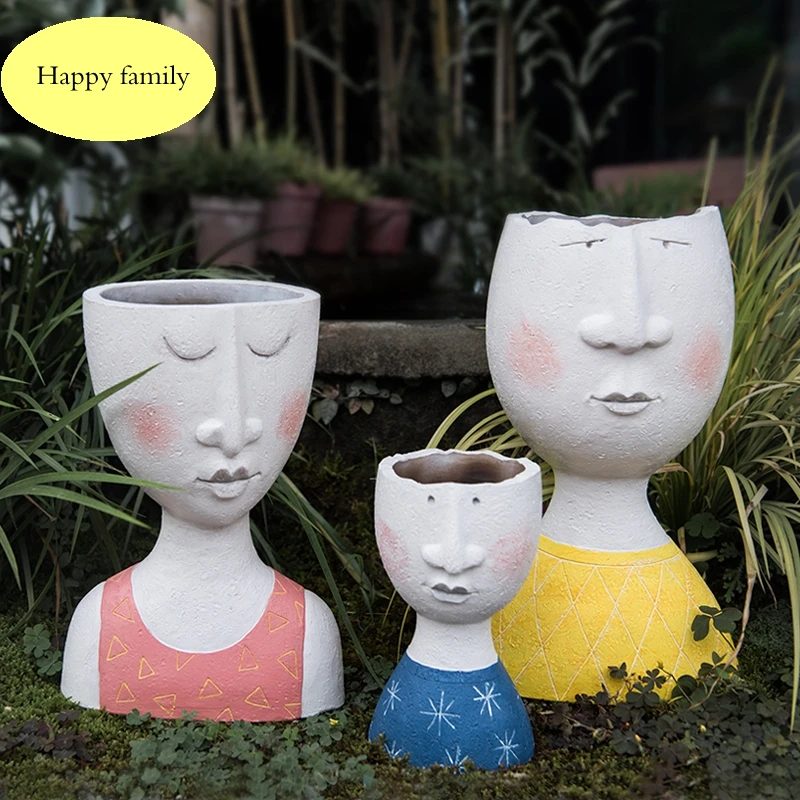 Ретро-портрет для дома цветочный горшок подставка ваза крытого балкона гостиной