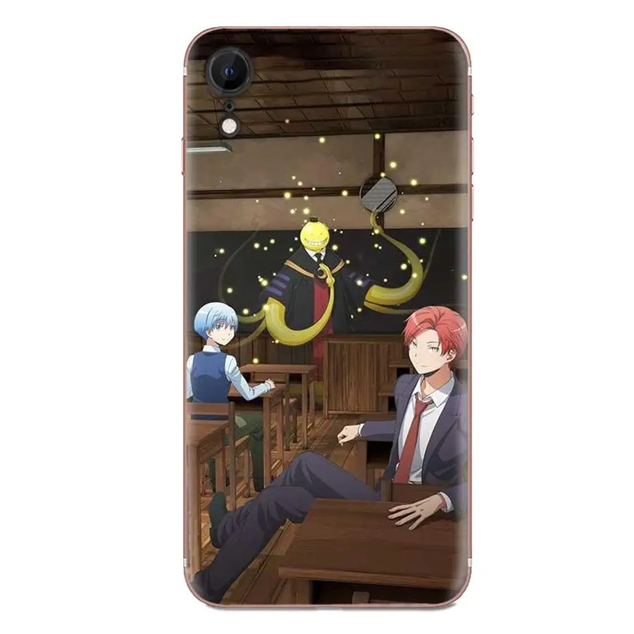 Модный чехол из ТПУ для Apple iPhone 11 Pro X XS Max XR 4 4S 5 5C 5S SE SE2 6 6S 7 8 Plus Ansatsu Kyoushitsu | Мобильные