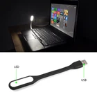 USB-лампа для чтения светодиодная, гибкая, 6 светодиодов