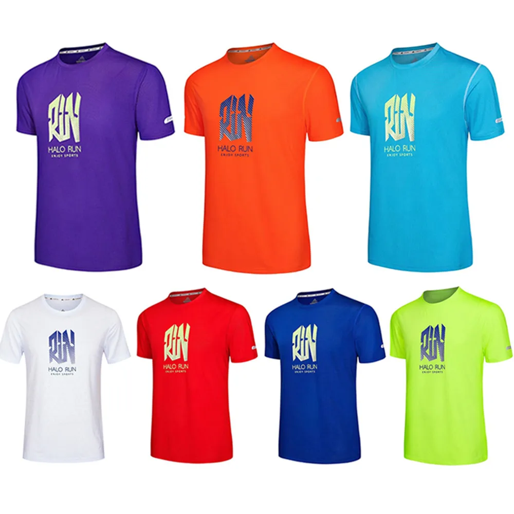 

Cheap Wholesale Gym Quick Dry Polyester Running T-shirt Ladies Sport Short Sleeve Breathable Fitness Training Workout T-shirt