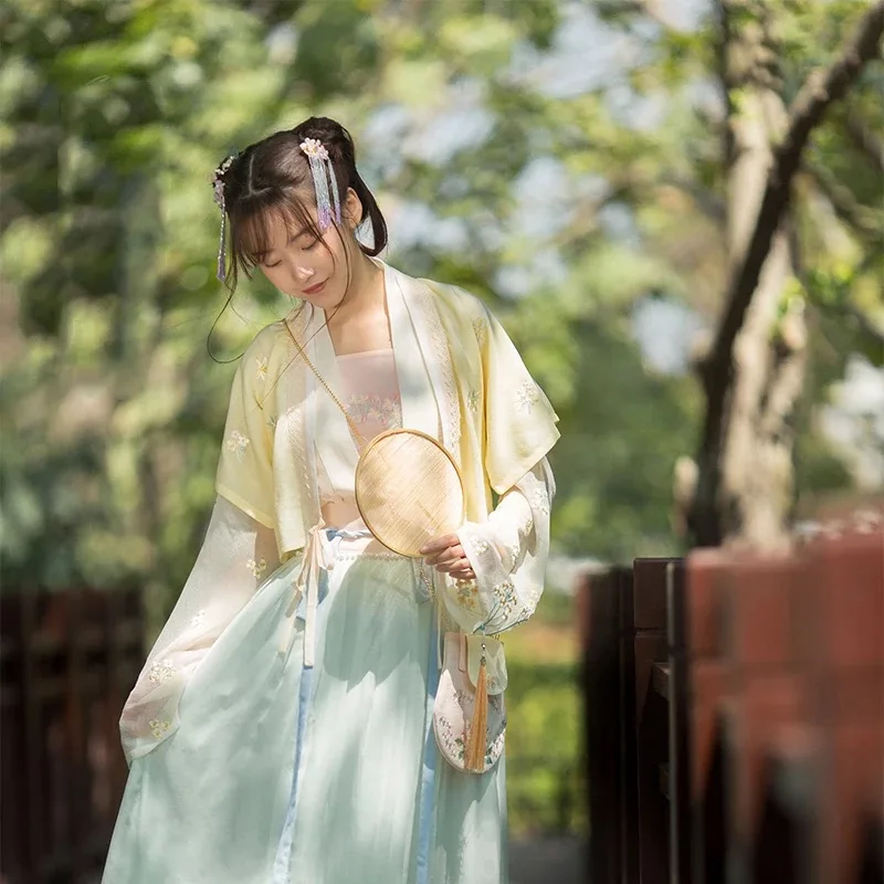 Hanfu Dress Ladies Classical Costume Clothing Female Summer Fairy Outfit Modified Ethnic Costumes SL1391 | Тематическая одежда и