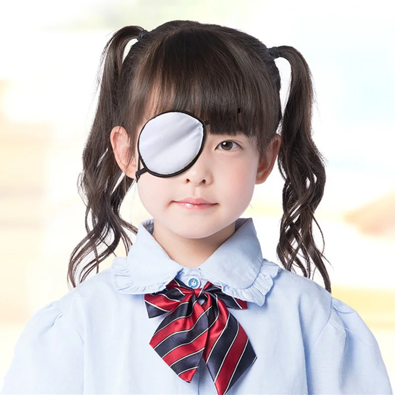 Патчи для глаз взрослых и детей шелковые мягкие затемненные астигматизм