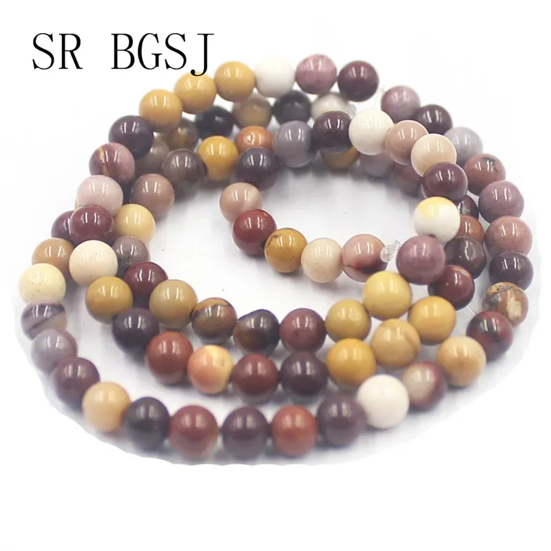 Free Shipping 4mm-16mm Mookaite Jaspers Gems Loose Natural Round Stone Beads DIY String 15" | Украшения и аксессуары