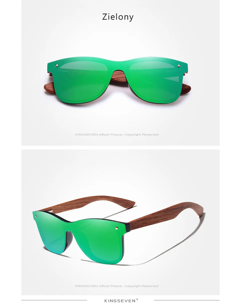 Натуральные деревянные солнечные очки мужские поляризованные солнцезащитные