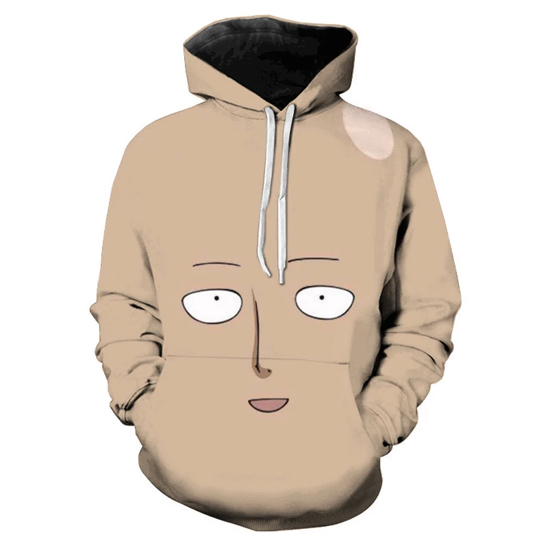 

One-Punch Man Autumn Saitama Hoodies 3D Hip Hop Cartoon Casual Men Women Sweatshirt Long Sleeve Tops Pullover