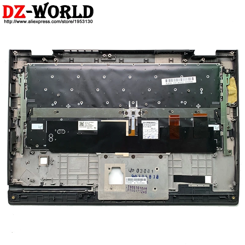 neworig shell palmrest upper case with us english backlit keyboard for lenovo thinkpad x1 yoga 3rd laptop 01lx868 02hl897 free global shipping