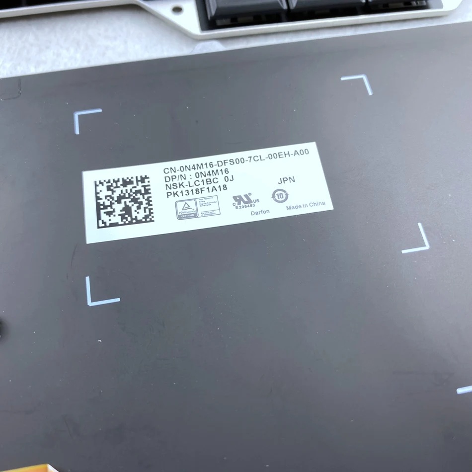 

Japanese Backlit Laptop Keyboard for Dell Alienware 17 R2 R3 P43F NSK-LC1BC 0J PK1318F1A18 DPN 0N4M16 JP Layout