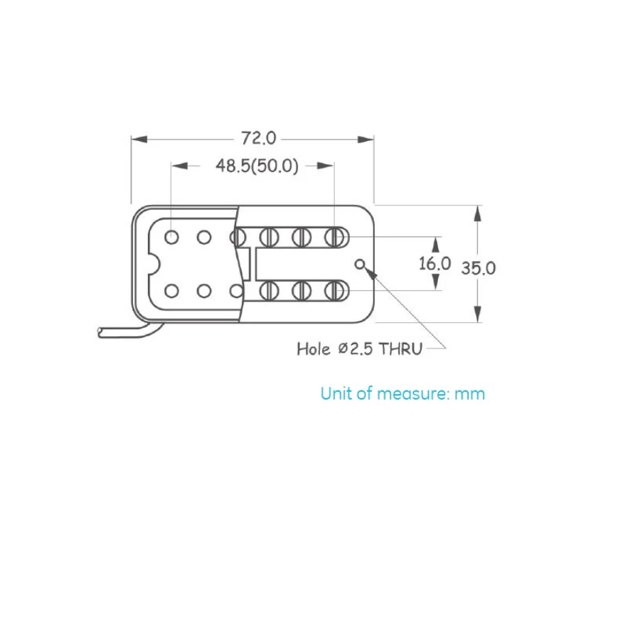 

Filtertron Mountringless pickups For Grestch Chrome Finish GuitarAccessories