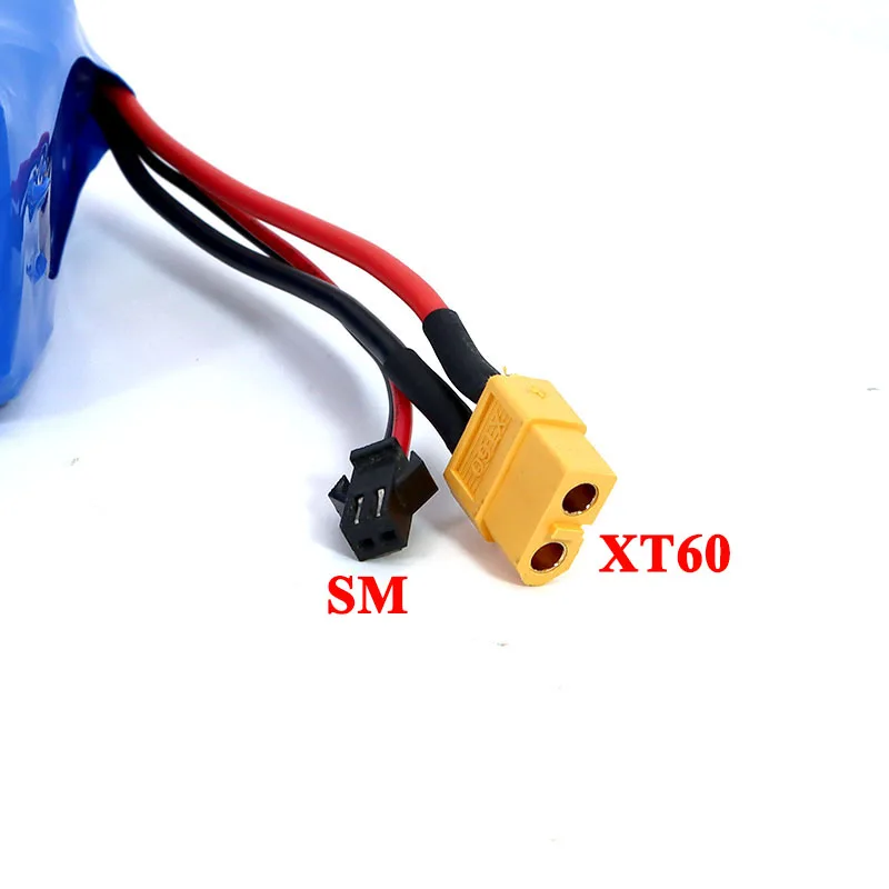 

36V 10Ah E-bike Lithium Battery Pack 18650 42V High rate 20A BMS for Balancing scooter lawn mower Airplane carrier SM connector
