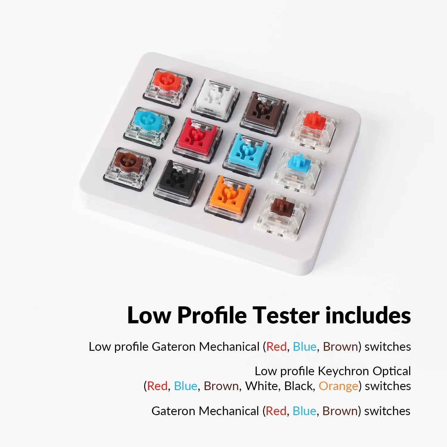 Низкопрофильные наборы оптических переключателей Keychron|Клавиатуры| |