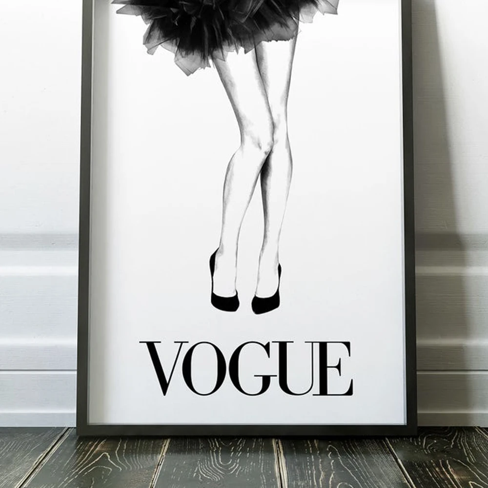 Печать на холсте Vogue плакат и печатная графика стены искусства декоративные настенные картины Мода для гостиной абстрактный домашний декор