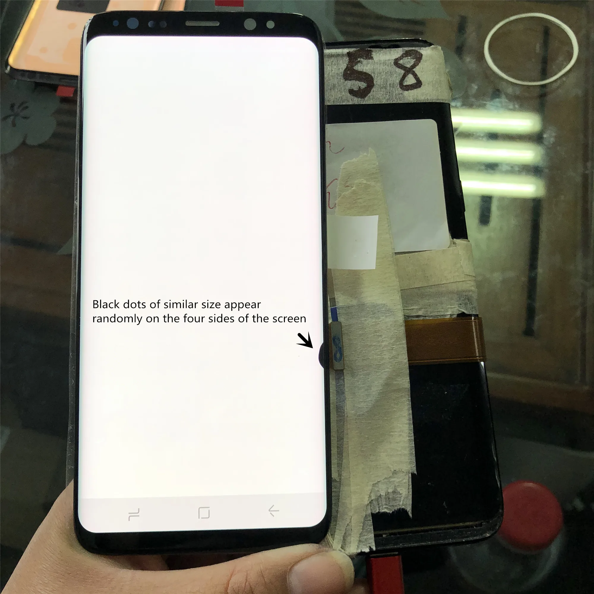 ЖК дисплей AMOLED для Samsung Galaxy S8 G950 G950F сенсорный экран с дигитайзером в сборе сменный
