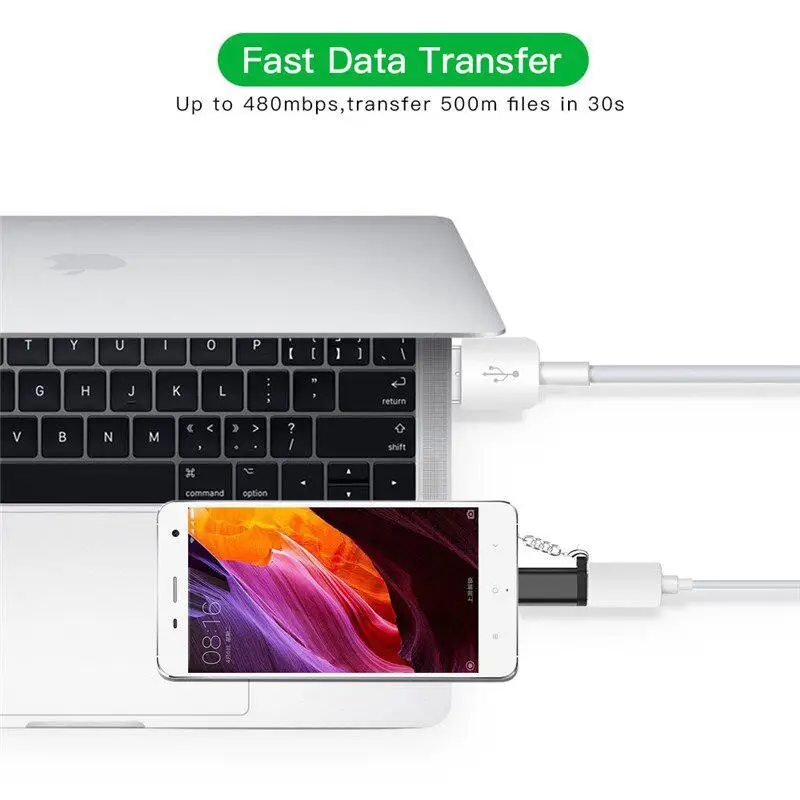 MeterMall Micro USB Кабель адаптер папа Type C Женский конвертер OTG для передачи данных Samsung