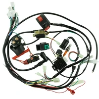 full electrics wiring harness cdi ignition coil spark plug 50cc 70cc 110cc 125cc motocross atv quad bike buggy gokart