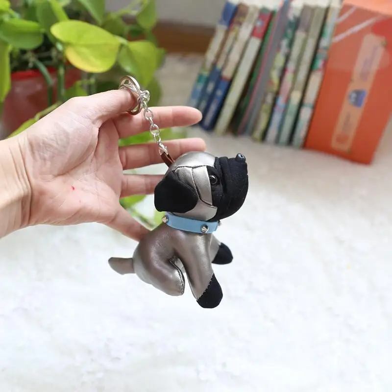 Цепочка для ключей с собакой из искусственной кожи китайский шэр пей брелки