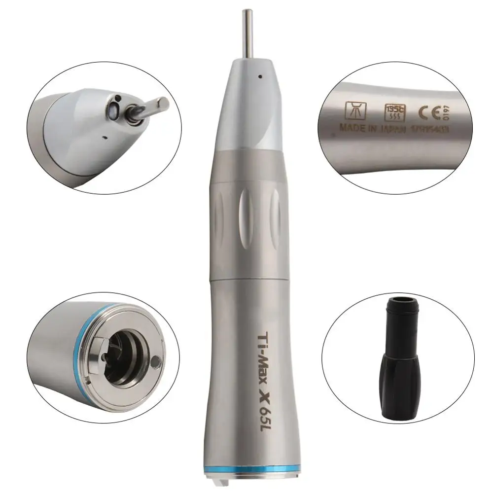 Стоматологический СВЕТОДИОДНЫЙ волоконно оптический наконечник с прямым носом