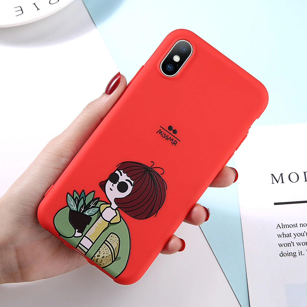 Чехол для телефона USLION Leon Uncle Girl для iPhone 11, 7, 8 Plus, X, XR, XS, Max, классный мультяшный чехол s для iPhone 6, 6S Plus, мягкий силиконовый чехол - Цвет: Girl