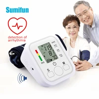portable blood pressure monitor household sphygmomanometer digital electronic mini blood pressure meter tonometer arm band type