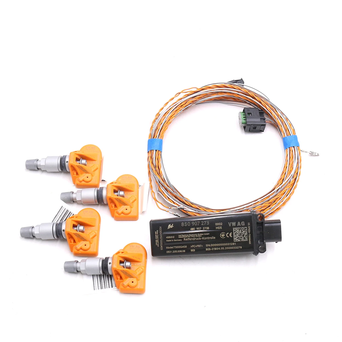 Система давления в шинах TMPS 2 TPMS для Audi A4 B9 A5 Q5 Q7 4M A3 8V NEW TT 8S0 907 273 4M0 B|Системы