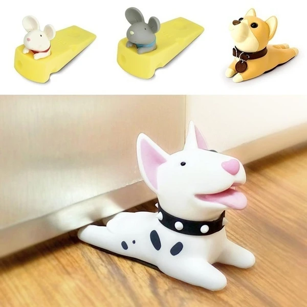 

Creative Cartoon Dogs Mouse Gate Stopper Rubber Baby Child Safety Door Stopper Impact Proof Noise Reduction