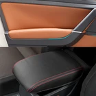Кожаный чехол-подлокотник для VW Golf 7 2014 2015 2016, защитная накладка на панель салона автомобиляцентрального подлокотника