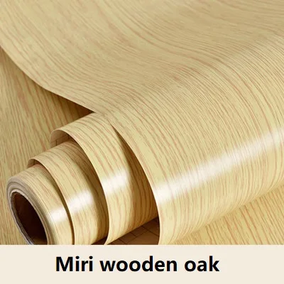 Miri wooden oak Водонепроницаемая влагостойкая настенная крышка домашний декор пилинг и самоклеящиеся обои для стен спальни ПВХ самоклеющаяся Съемная контактная бумага - Цвет: Miri wooden oak
