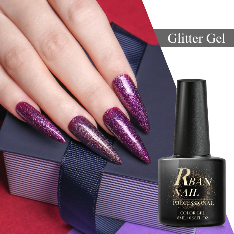 RBAN NAIL 8 мл голографический гель для ногтей с блестками лак долговечный впитывающий УФ светодиодный гель Dreamland лак для ногтей маникюрные инструменты