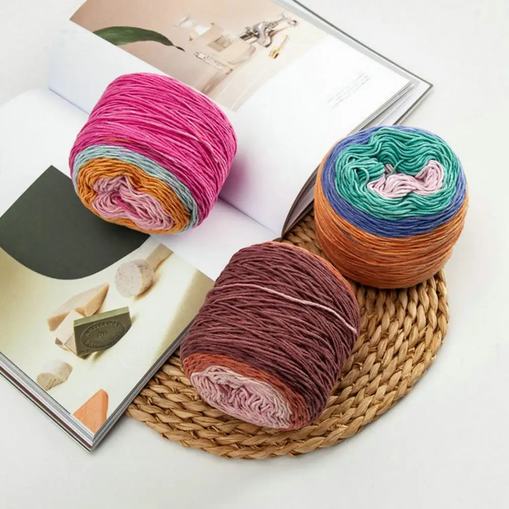 Декоративная нить для вязания крючком многофункциональная пряжа красивая