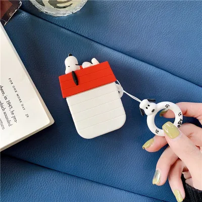 VR-28 Мультфильм клубника авокадо брелок силиконовый чехол для Apple Airpods чехол Аксессуары Bluetooth наушники защитный Брелок «Обложка» - Цвет: VR-28