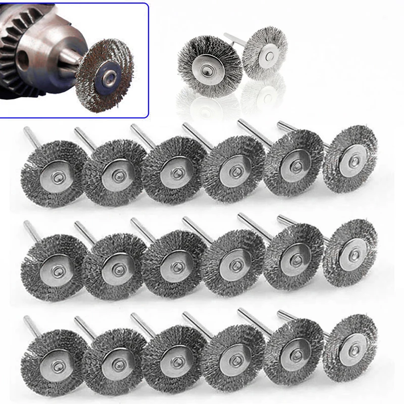 Metal Wire Wheel Brushes Replacement Cutting Polishing Sanding For Drill Durable