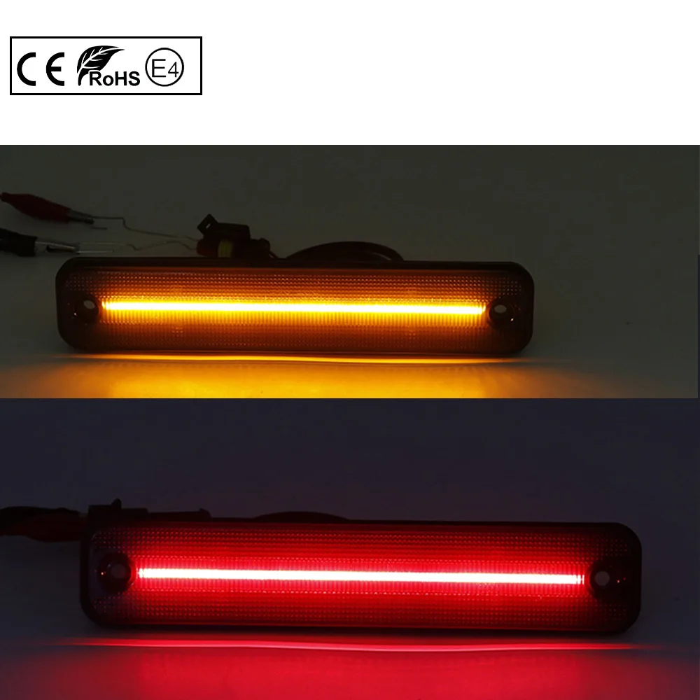 4x дымовая линза фонарь передняя + задняя янтарного/красного цвета для Hummer H2 03