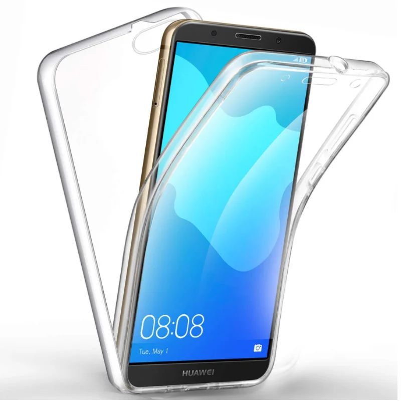 Бесплатная доставка 360 двойной ТПУ чехол для телефона Huawei P8 P9 Lite mini P20 Pro plus mate 10 lite