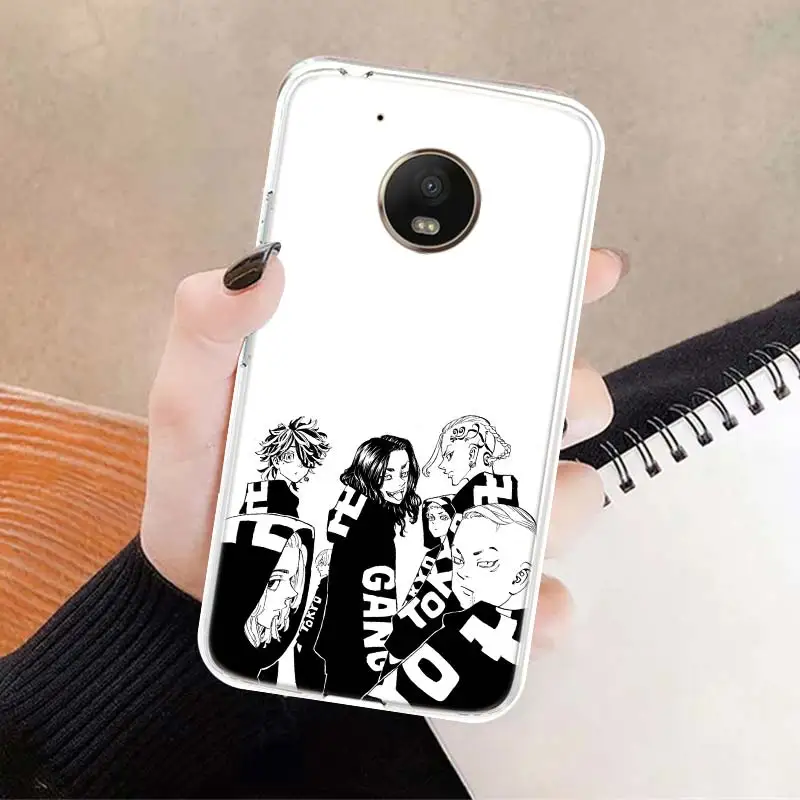 anime tokyo revengers manga soft cover soft phone case for motorola moto g7 g8 g9 g6 g30 e5 e6 power plus play one macro action free global shipping