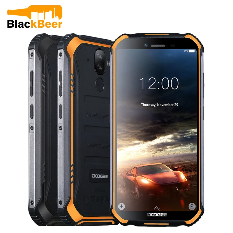 Смартфон DOOGEE S40 Lite 5 дюйма IP68 2 + 16 ГБ 4 ядра Android 9 0 4650 мАч|Смартфоны| |